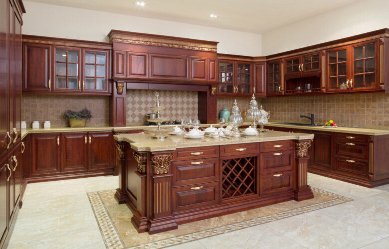 Modern kitchen interior and furnitures